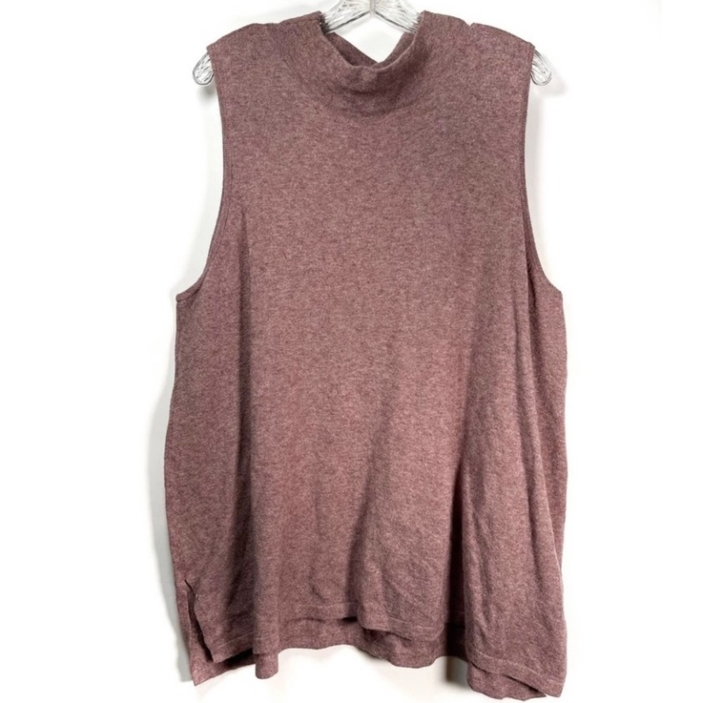 Soft Surroundings Ultra Soft Sleeveless Mock Sweater